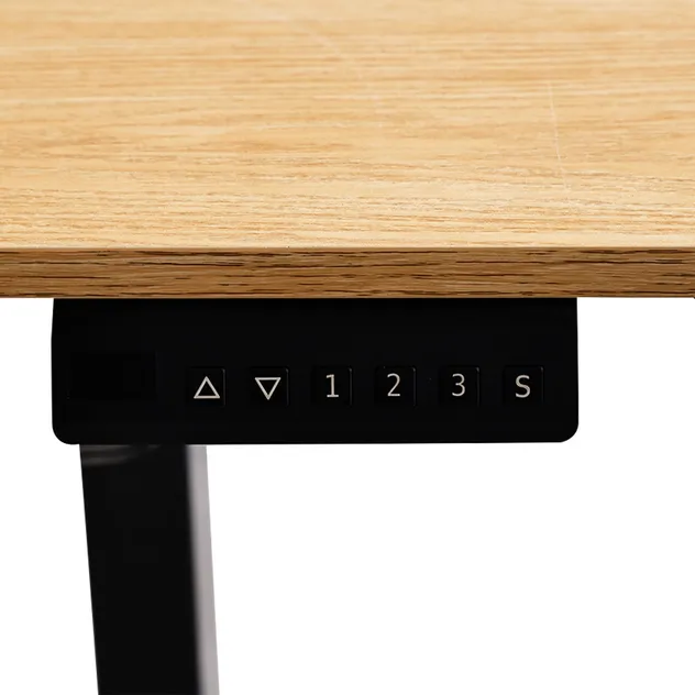 Mesa de escritório elétrica ajustável em altura de vários estilos e cores