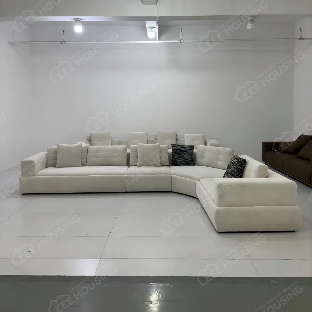 Fornecimento Direto de Fábrica da China Sofá Seccional de Três Lugares Estilo Bolha Colorido Material de Tecido Amigo do Bebê Sofá Preguiçoso para Hotel Sala de Estar