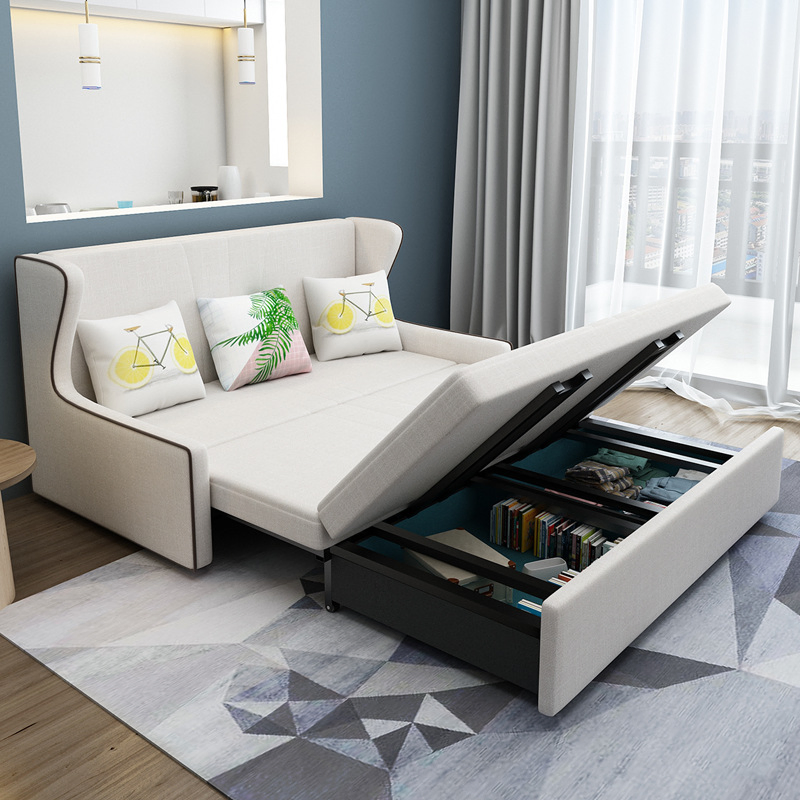 Sofá-cama moderno Xijiayi perfeito para espaços compactos