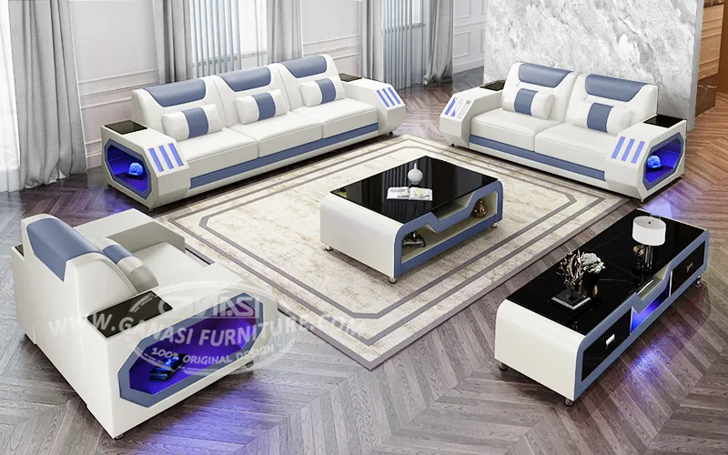 Móveis Modernos, Poltrona para Sala de Estar Sofás (G8046D)