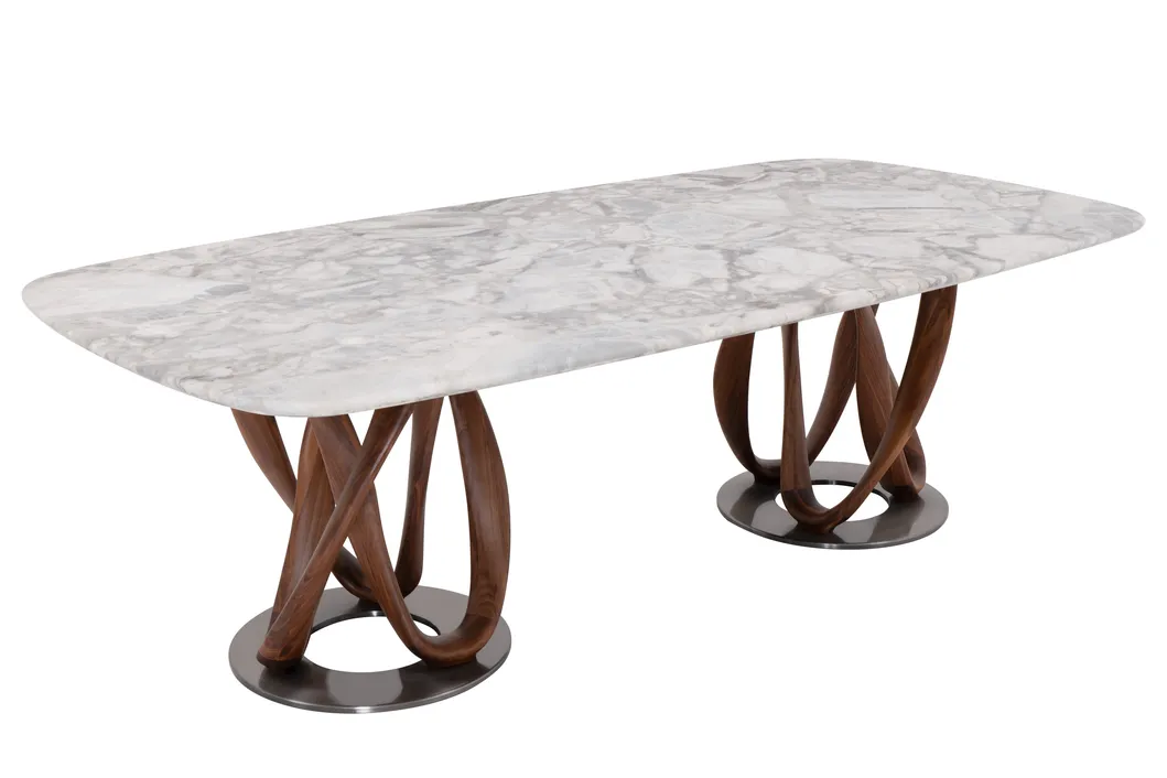 Mesa de Jantar de Mármore