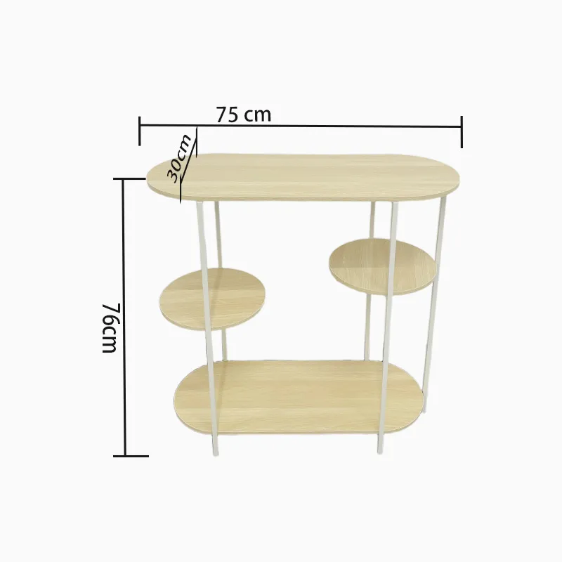 Prateleiras de Armazenamento Mesa Lateral Estreita Mesa de Entrada Mesa de Corredor Mesa Console de Metal para Entradas Sala de Estar
