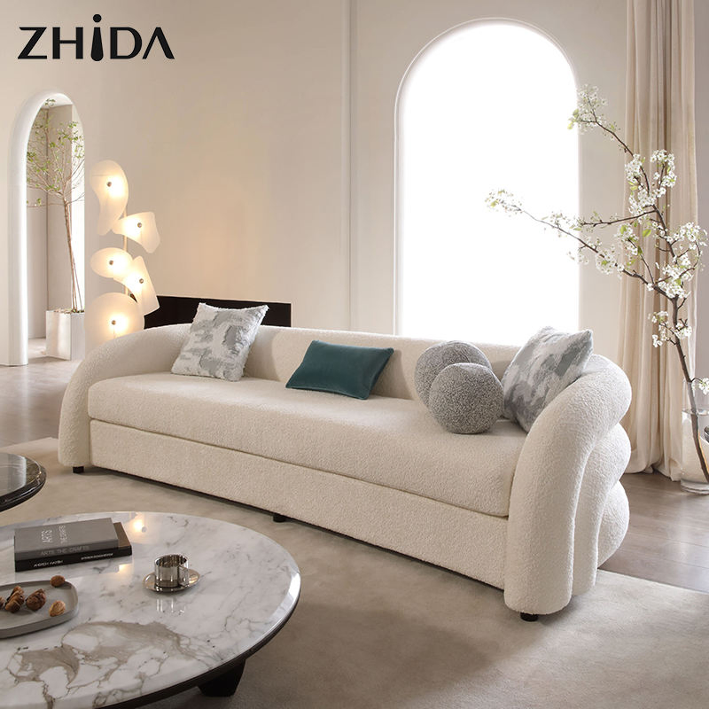 Sofá de tecido moderno de alta qualidade para 1 2 3 lugares, design de móveis, sofás para sala de estar