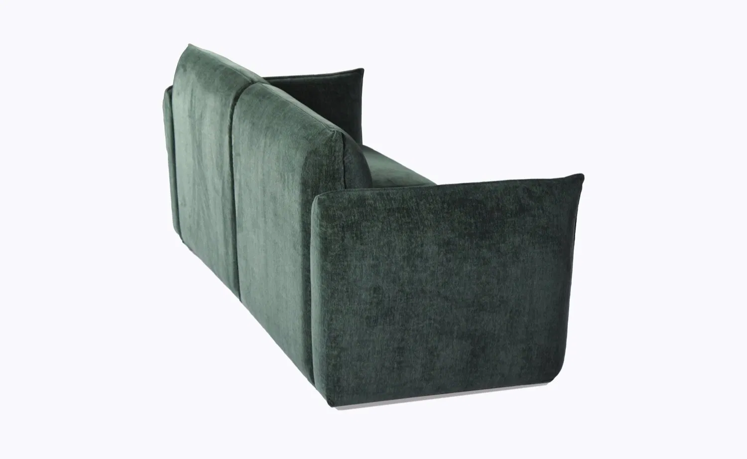 Sofá compacto de dois lugares em tecido e couro, elegante, de luxo suave, moderno, estilo japonês, ecológico, líder de indústria para sala de estar, móveis para casa