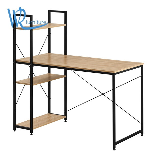 Mesa de Escrita de Chipboard por Atacado, Mesa de Computador para Casa, Estante, Mesa de Computador