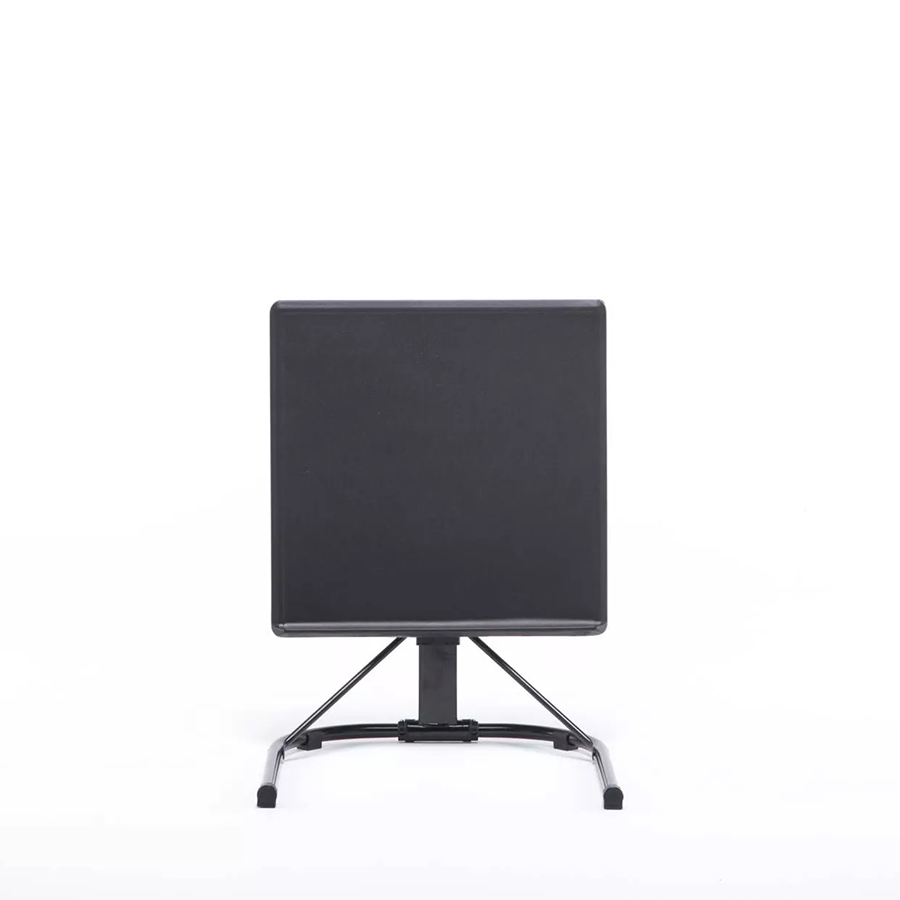 Mesa portátil ajustável dobrável de plástico preto multifuncional para laptop ao lado da cama