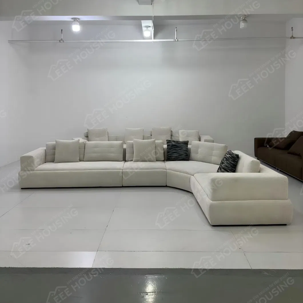 Fornecimento Direto de Fábrica da China Sofá Seccional de Três Lugares Estilo Bolha Colorido Material de Tecido Amigo do Bebê Sofá Preguiçoso para Hotel Sala de Estar