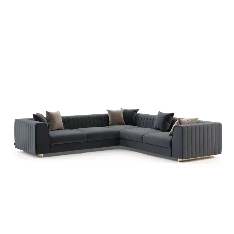 Luxury Modular 4-Seater Chesterfield Sofa with Custom Upholstery
