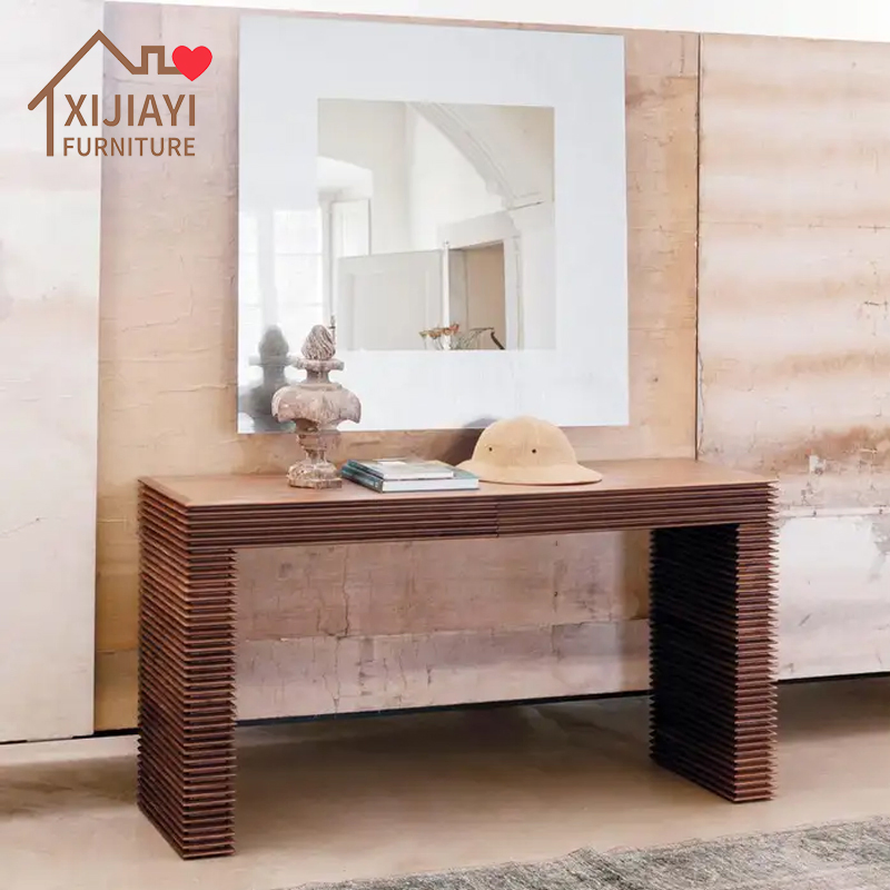 Mesa de Consola de Madeira Sólida Xijiayi com Gavetas para Projetos de Hotéis Boutique