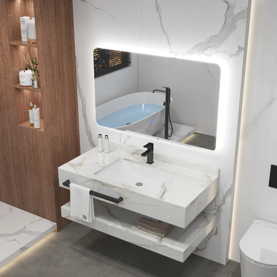 Design de Cor de Mármore Slab Rock Moderno