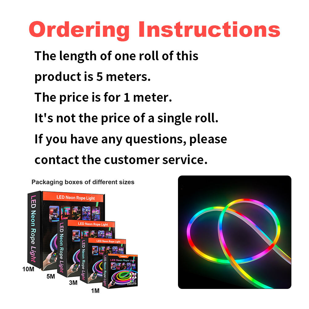 LED Neon Light RGBIC LED Neon Strip Addressable LED Neon Flex Dream Color Chasing Waterproof Silicone 5V USB 12V 24V for Bar