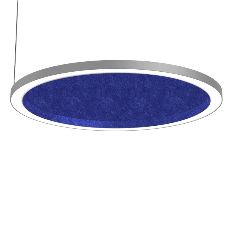 Customized Suspension Surface Mounted LED Round Light Acoustic Pendant Light for Office