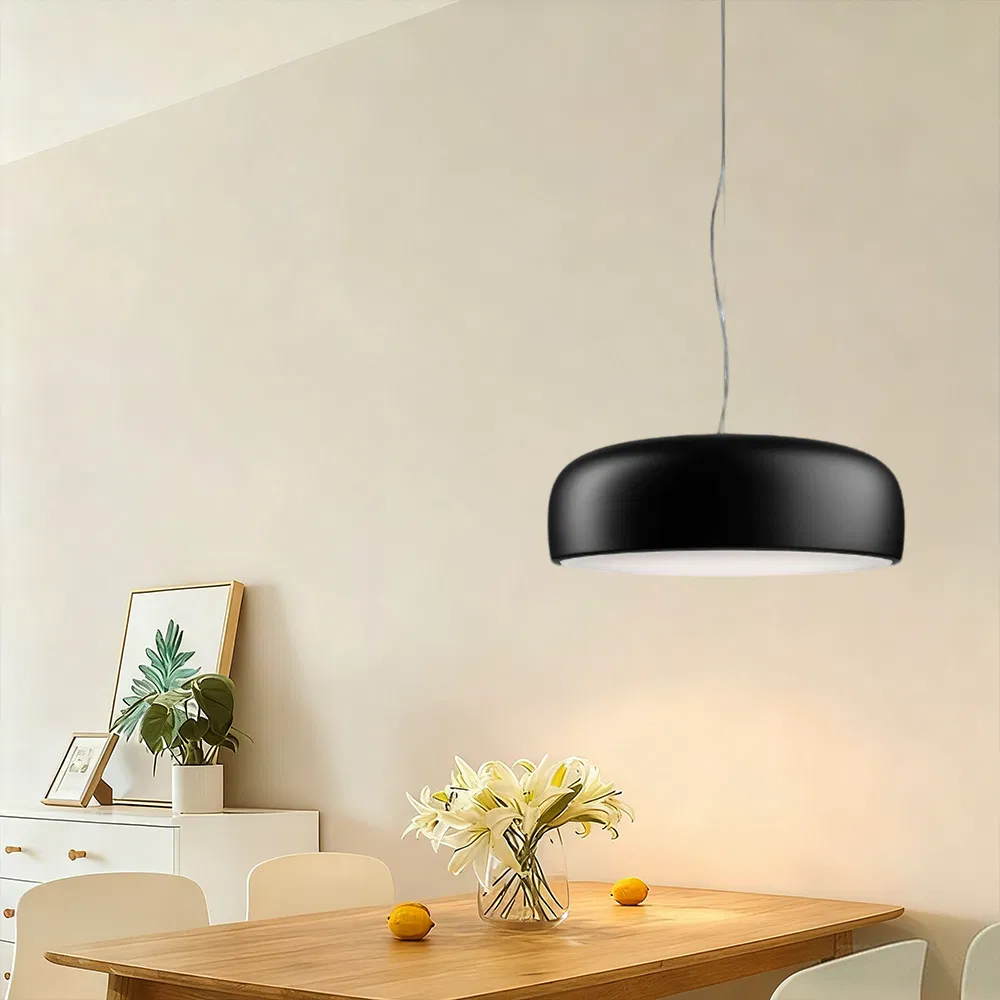 Modern Matte Black Pendant Light for Minimalist Homes