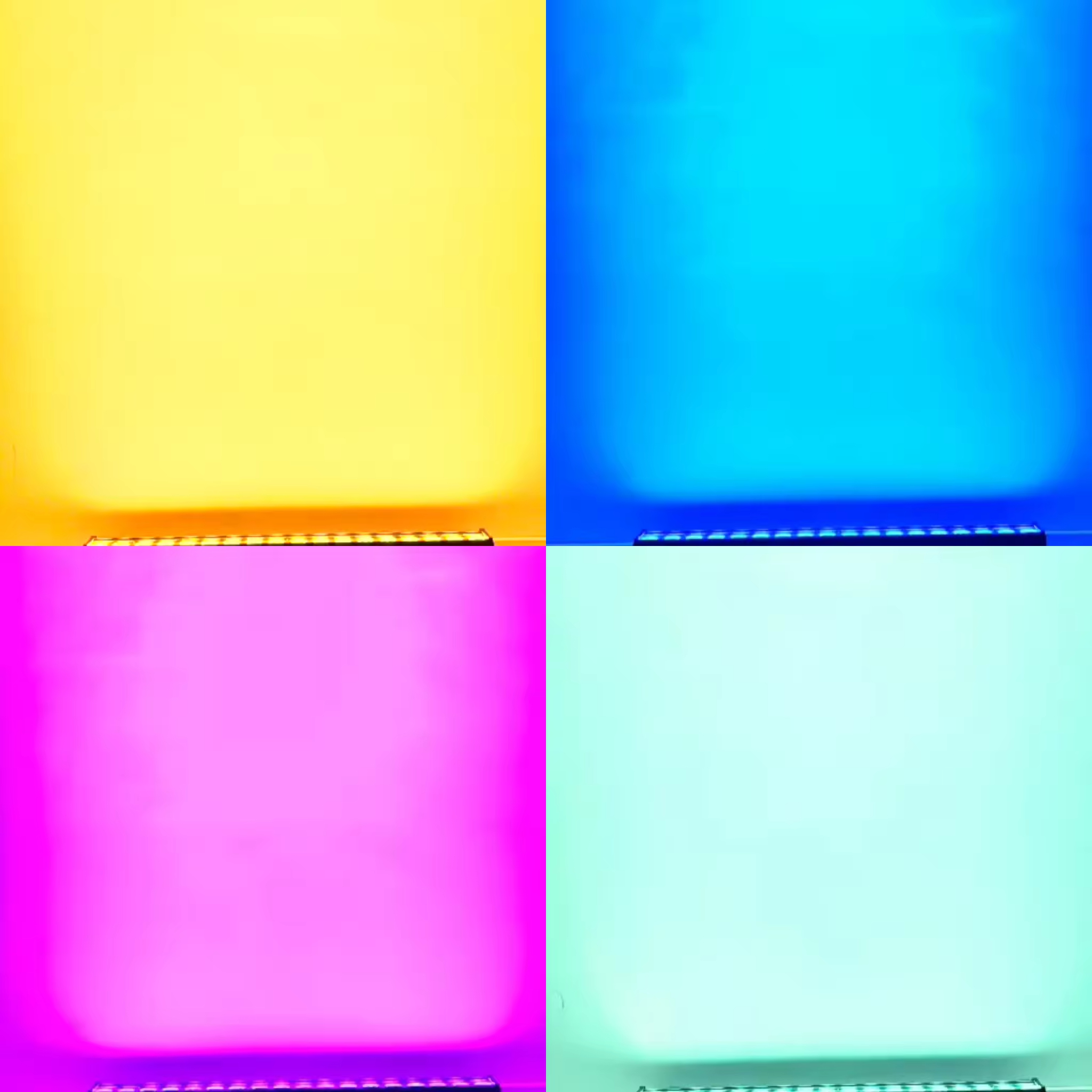 Outdoor LED Wall Washer IP65 Waterproof DMX RGBW LED Linear Washer Light for Architectural Building Facade Lighting
