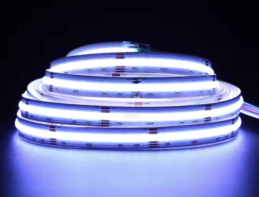 High Flux LED Strip Lamp with Motion Sensor Light 5050 RGBW Colorful Changeable LED Strip Tape CART-- AC220--240V 100m/roll