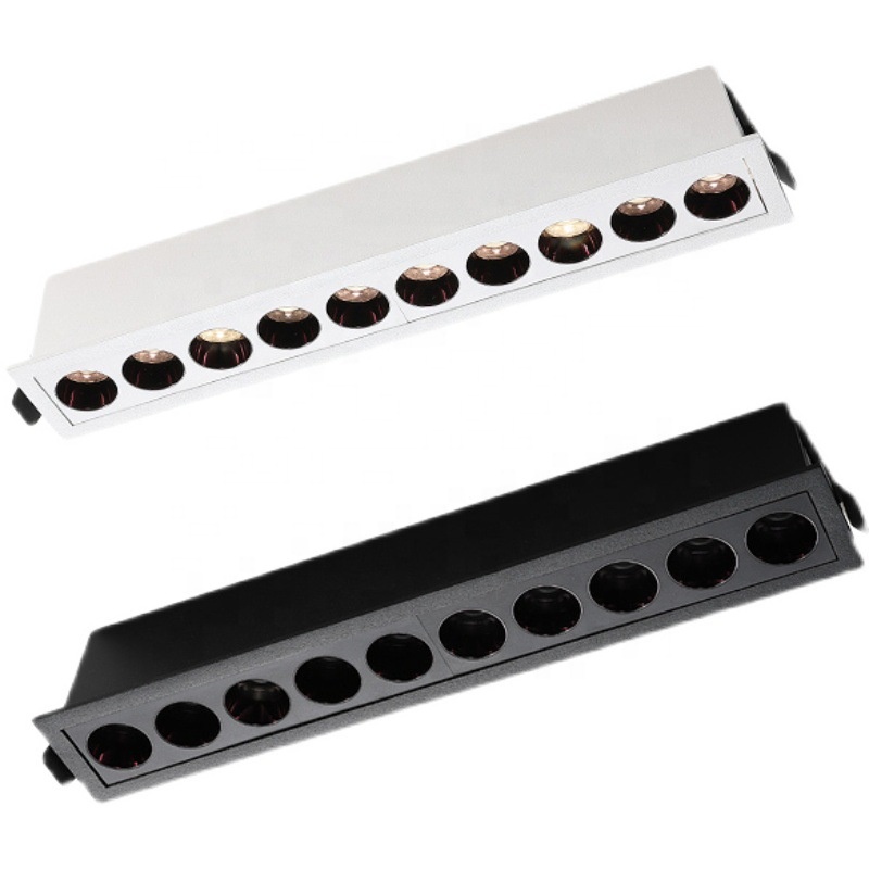 Modern Architectural LED Linear Lamp for Ceilings 2W 3030 1x2W 2x2W 5x2W 10x2W 15x2W Spot Light Laser Blade Lighting IP44 Hotels