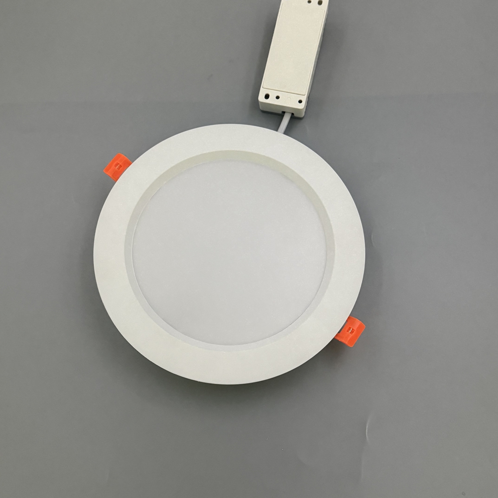 Modern Thin Ultra Slim LED Ceiling Panel Light Downlight for Dining Floodlight Plastic-clad Aluminum 18W CRI Ra90 3000K-6000K
