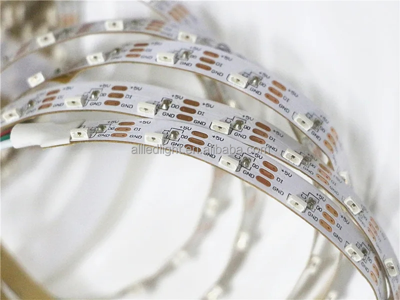 5mm Dc5v 100leds_m Side View Addressable 4020 Ws2812 Rgb Addressable Pixel Led Side Emitting Strip