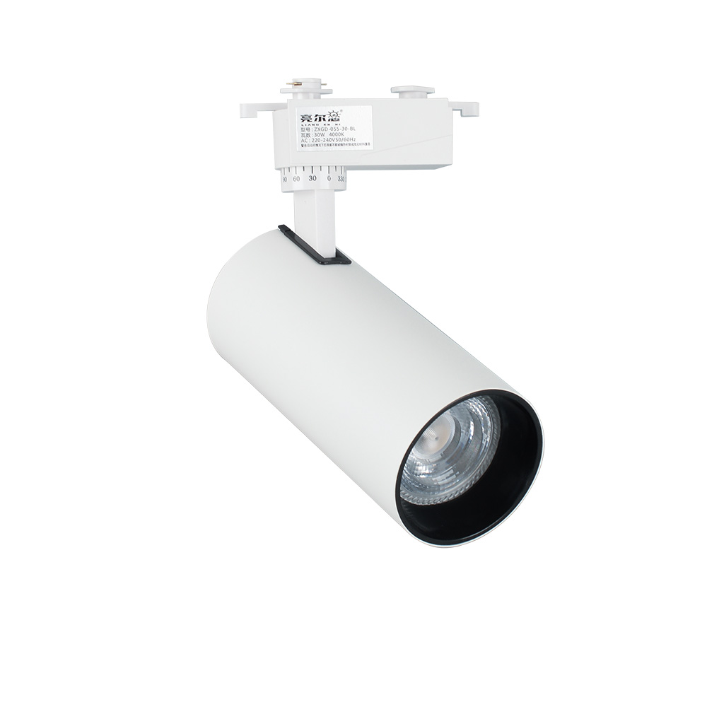 Modern Led Track Light 20W 30W Indoor Design Commercial Led Lighting Focus Tracklight Spot Light Rail Track Lamp For Supermarket