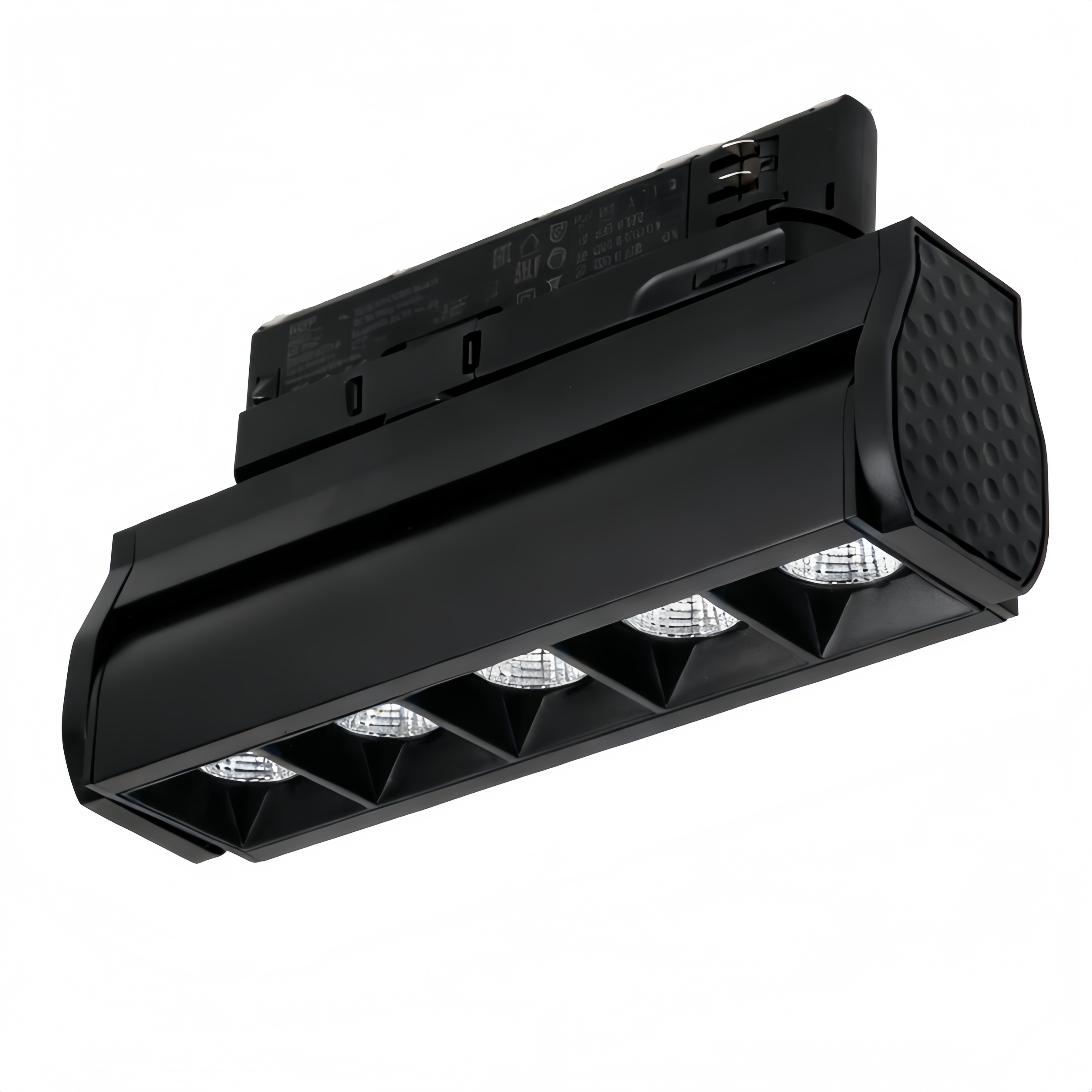 3 Phase 4 Wire COB LED Track Light 30W Adjustable Anti-Glare Aluminum For Supermarket Hotel Retail Shop