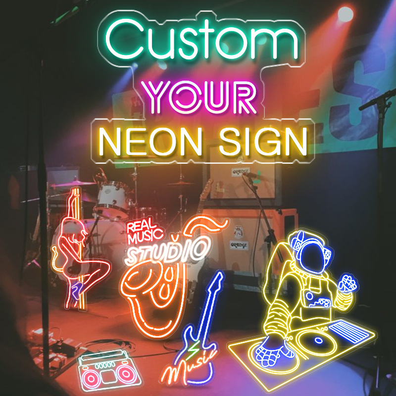 Custom Led Advertising Open Neon Sign Custom Flex Diy Neon Light Signs Custom Neon Sign for Wedding Bar