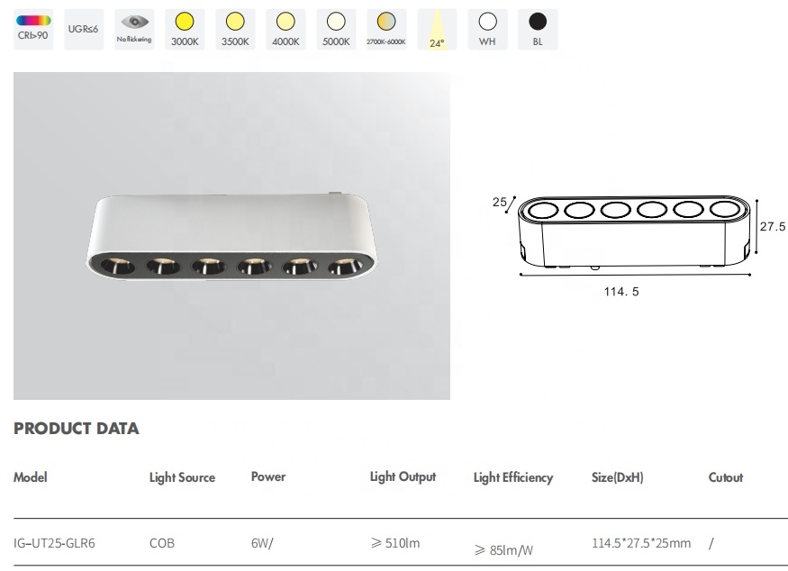 Led ultra Slim Magnetic Track Light System 48v Magnetic Linear Light for Room, Villa, Decorative