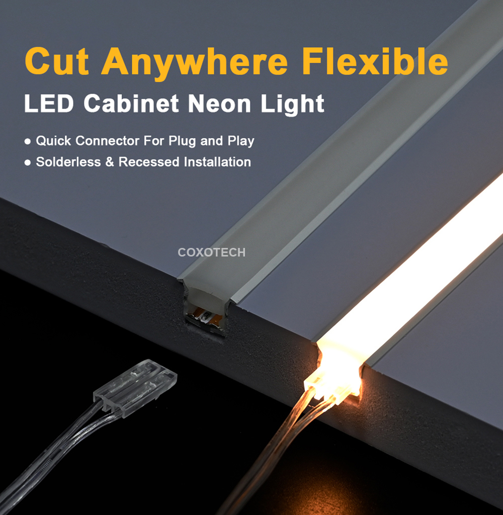 Recessed Flexible LED Cabinet Light