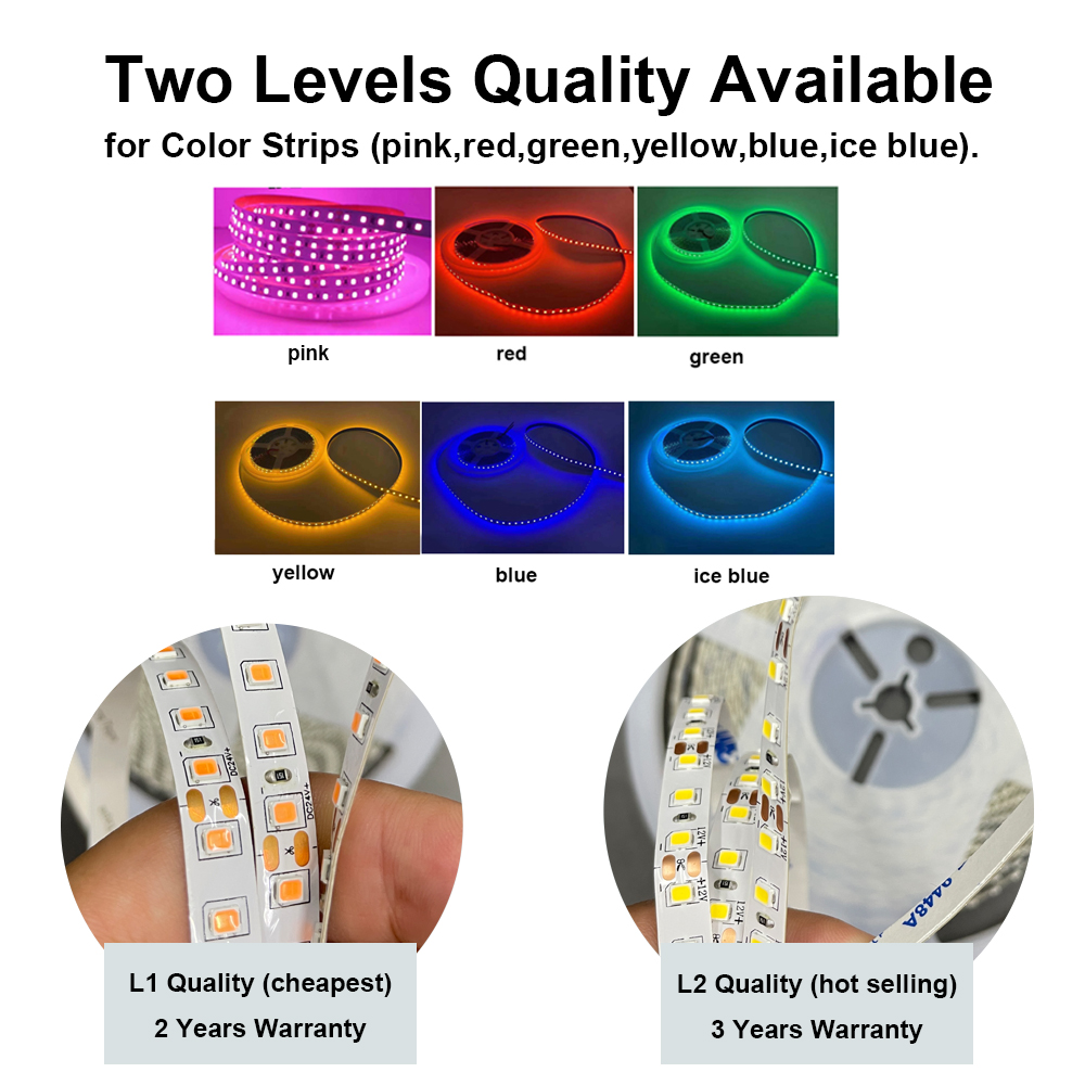 Wholesale Factory Price 120D LED Light Tape 2835 SMD 8mm 12V Flexible Residential Indoor Booth Lighting Decor IP20 Strip Light