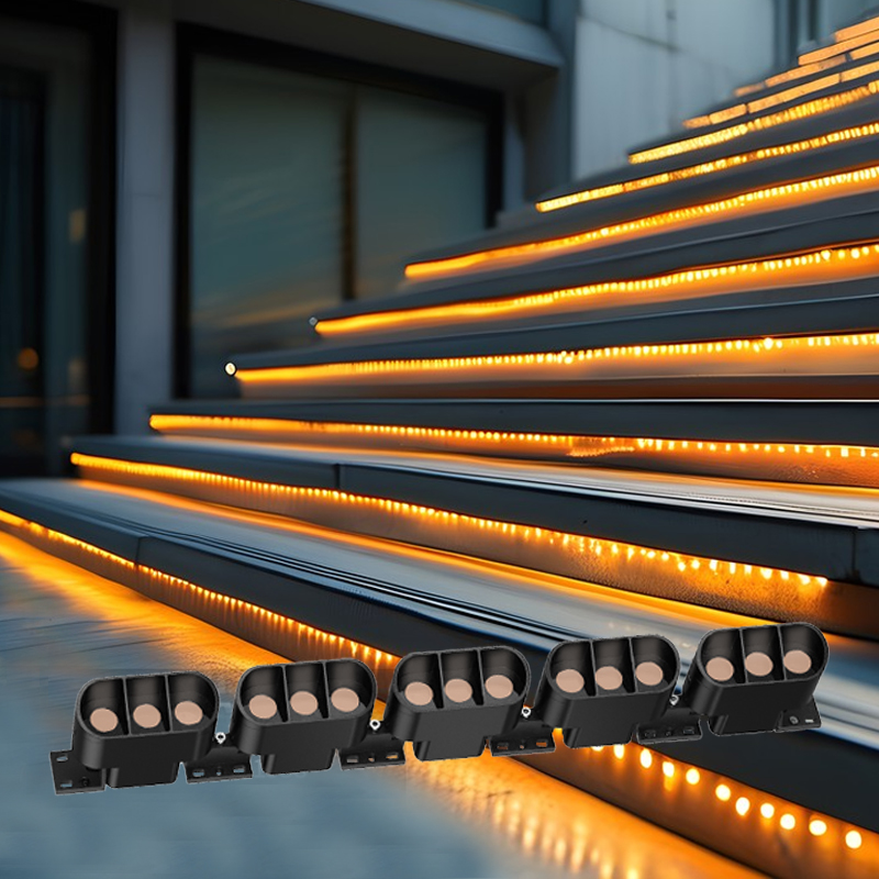 Professional Building Lighting IP65 Waterproof Aluminum LED Wall Washer Light DMX512 RGBW LED Linear Light Strip Outdoor 5-Year