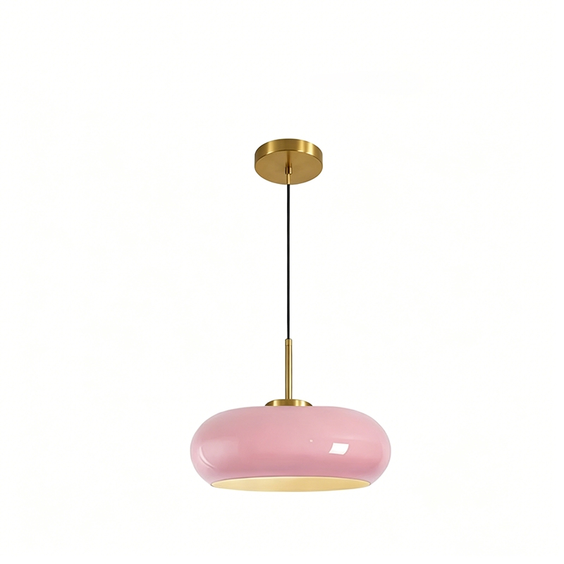 MID-Century Modern Bauhaus Adjustable Opaline Milk Orange Glass Ball Pendant Light for Nordic Home Decor Room Tour D8099