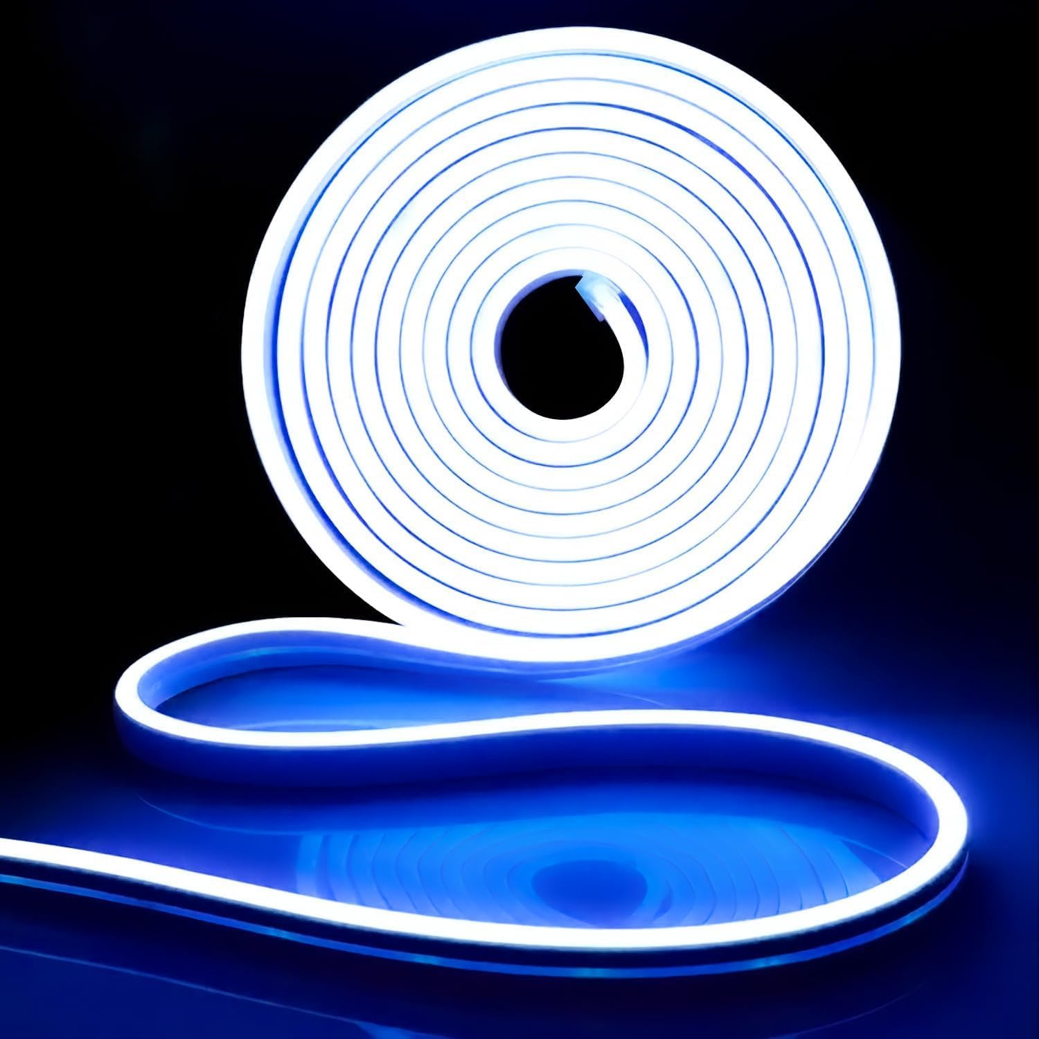 16.4ft/5m 12V Flex Waterproof Silicone LED Neon Rope Light Kitchen Bedroom Indoor Outdoor Decoration Led Strip Lights