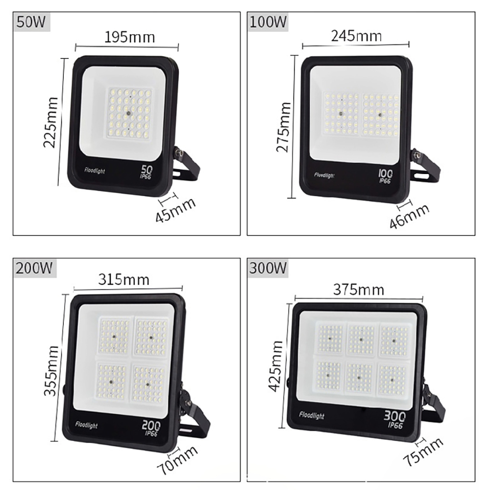 Custom Factory Price 50w 100w 200w 300w 400w Garden Led High Mast Module Security Cob Area Flood Super Bright Stadium Light