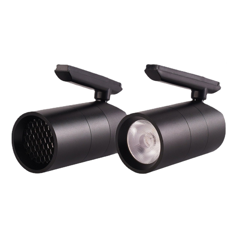 High Power 5W Modern Aluminum Magnetic Track Lighting Black DC12V LED Mini Track Spotlight for Jewelry Watch Cabinet