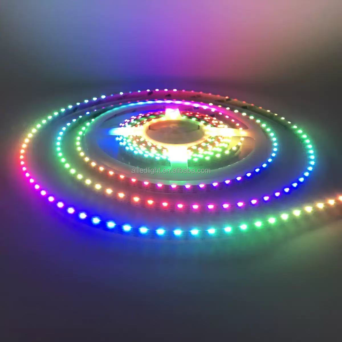 5mm Dc5v 100leds_m Side View Addressable 4020 Ws2812 Rgb Addressable Pixel Led Side Emitting Strip
