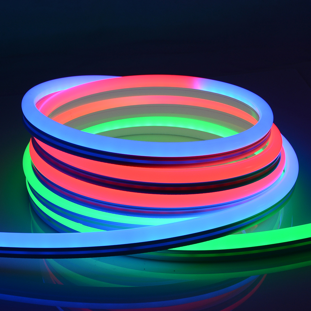 Addressable DMX Led Neon Flex Signs Rope Full Color 12V 24V 6mm 8mm Led Flex Neon Digital 96Leds Neon Tube For Decoration