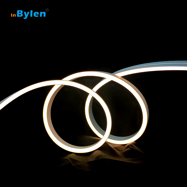 Flexible LED Neon Strip 0612 Side Bend DC24V IP67 White 2835 Silicone Extrusion Neon Flex Light For Cabinets Decorative Lighting