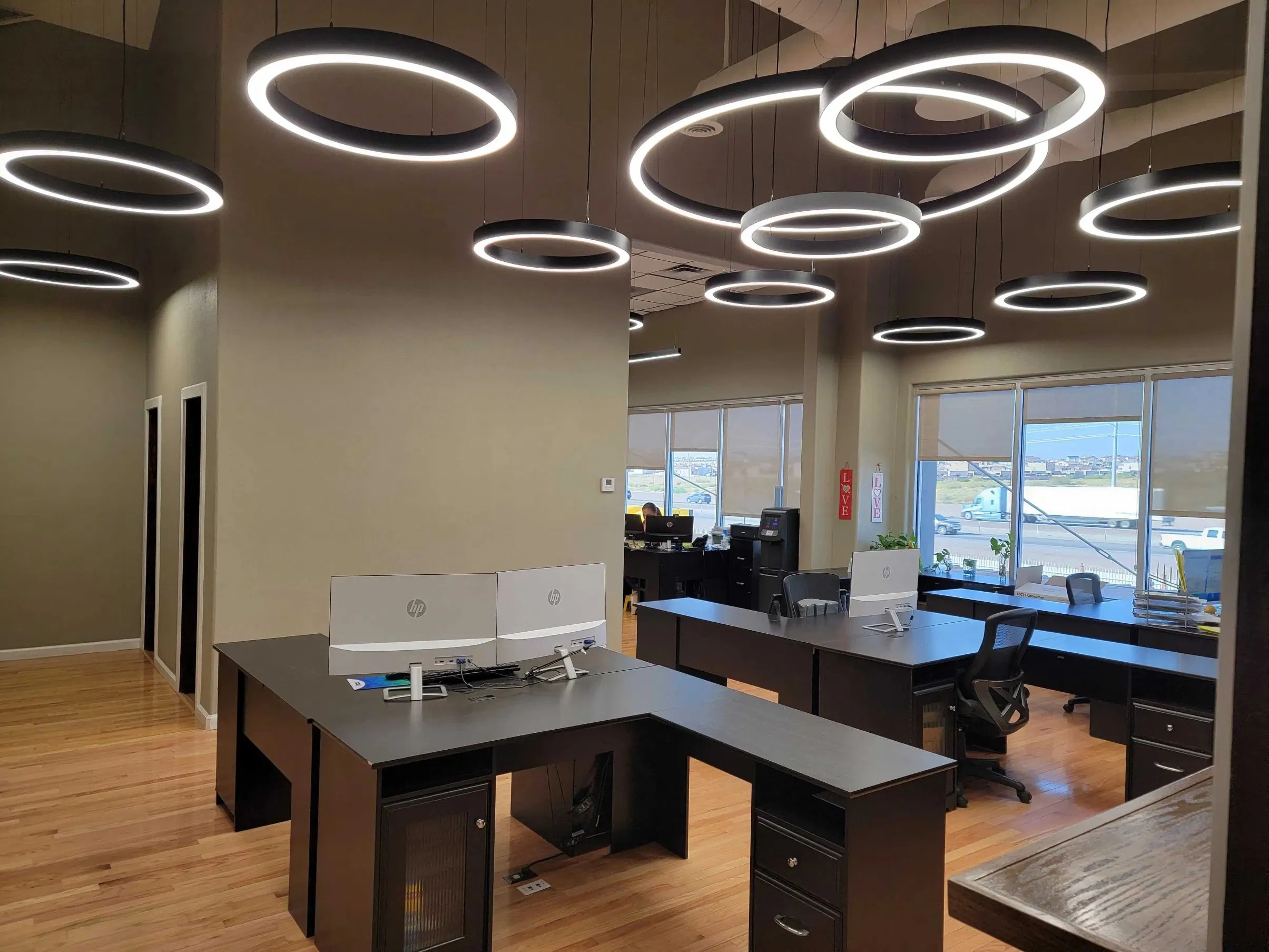 Circular Decorate Pendant Hanging Round Ring LED Pendant Light for Projects
