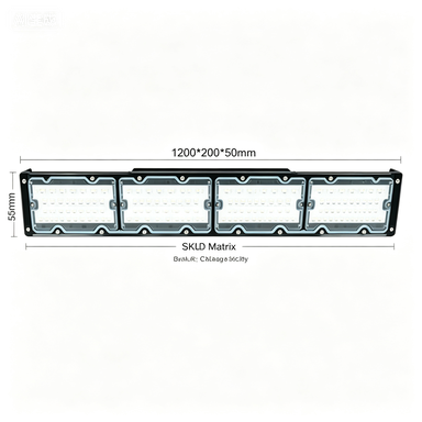 Chino 3-Year Warranty Aluminum 150W 90 Degree Angle Adjustable IP65 White LED Linear Light 4ft Dimmable for Sports Stadium Light