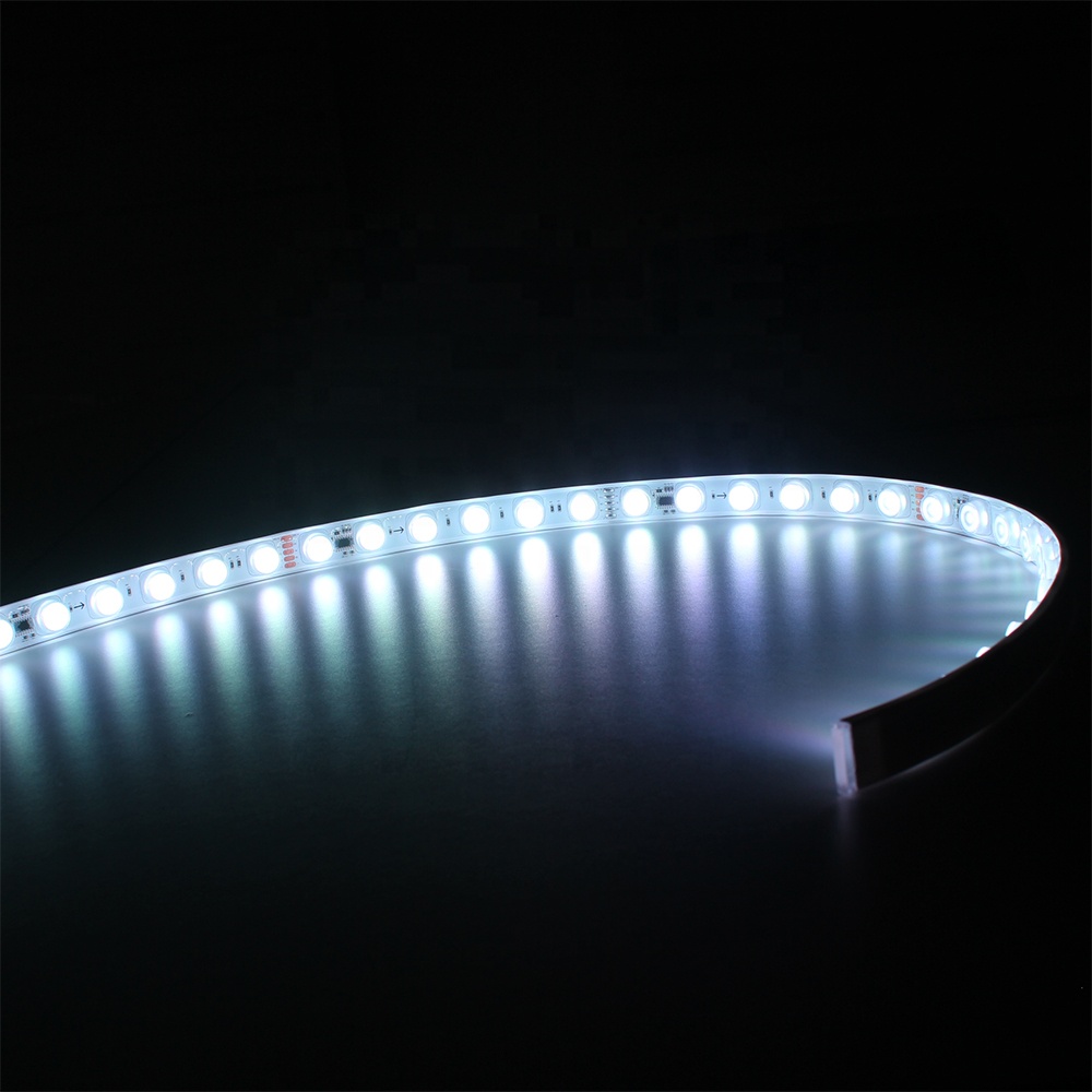 New Arrival Digital LED Flexible Wall Washer DC24V SMD5050 RGB DMX Addressable 36LEDs/m IP67 Lens Series Smart Strip Light