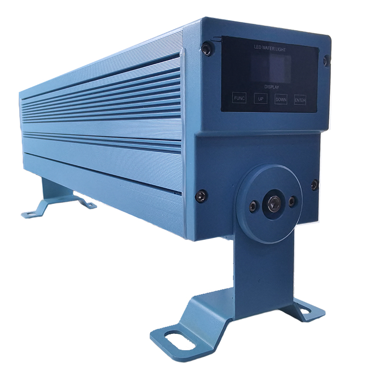 VAKESUN 100W DMX512 Water Wave Light IP65 100W Wall Washer DMX512 Dynamic Projection High End Ocean Bule Color