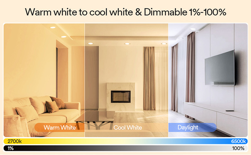 Smart Downlight Specifications Grid