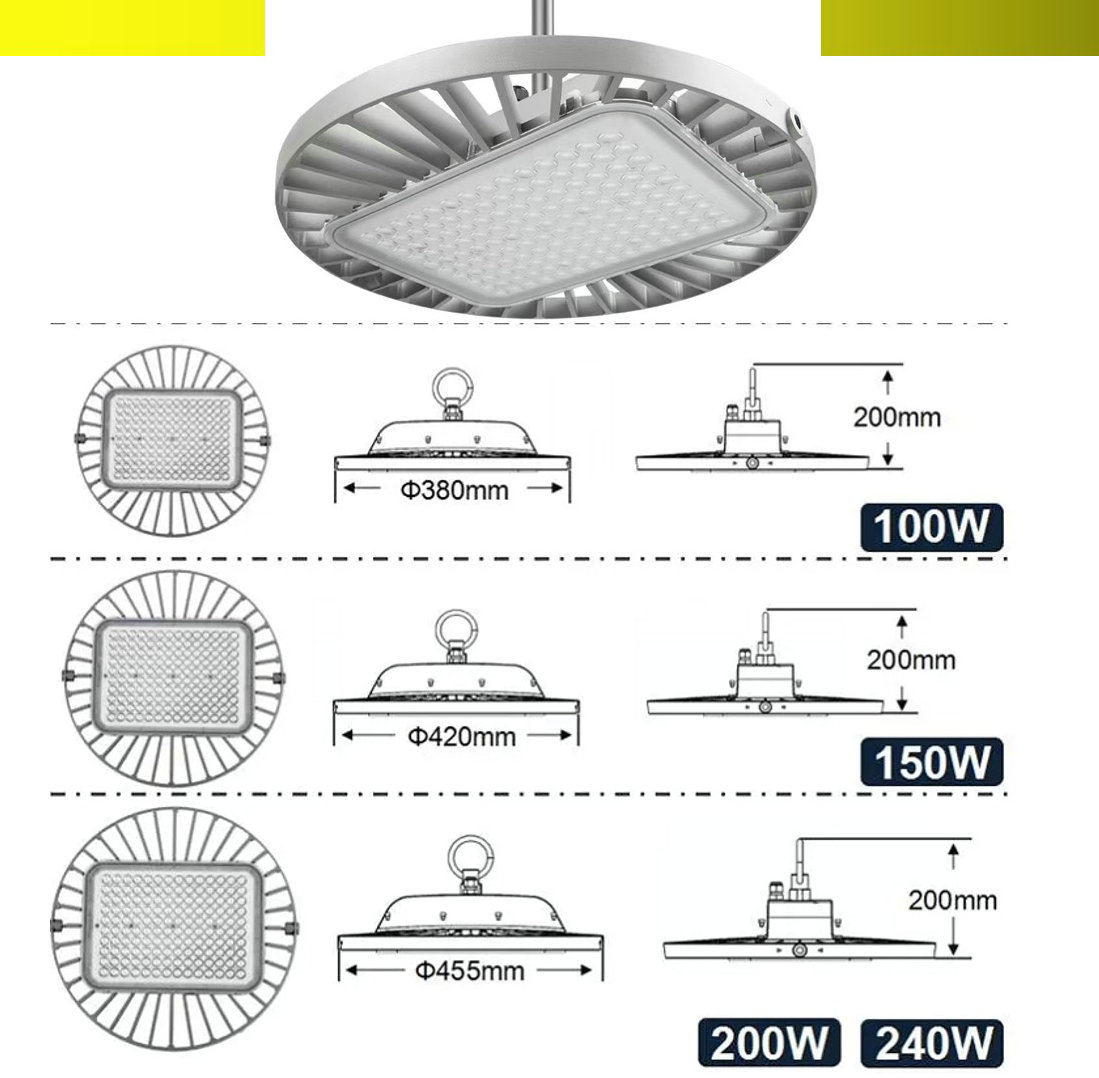 SMD 100W ufo LED Outdoor High Bay Light Ip65 LED High Bay Light Led Light with High Bay