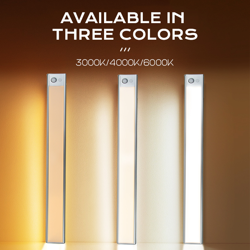 USB Rechargeable Ultra-thin Magnetic Motion Sensor Cabinet Lights