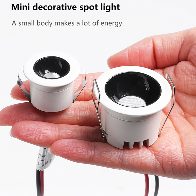 Allway Factory Direct Sale Anti Glare Black White Downlight Ceiling Housing 3W LED Down Lamp