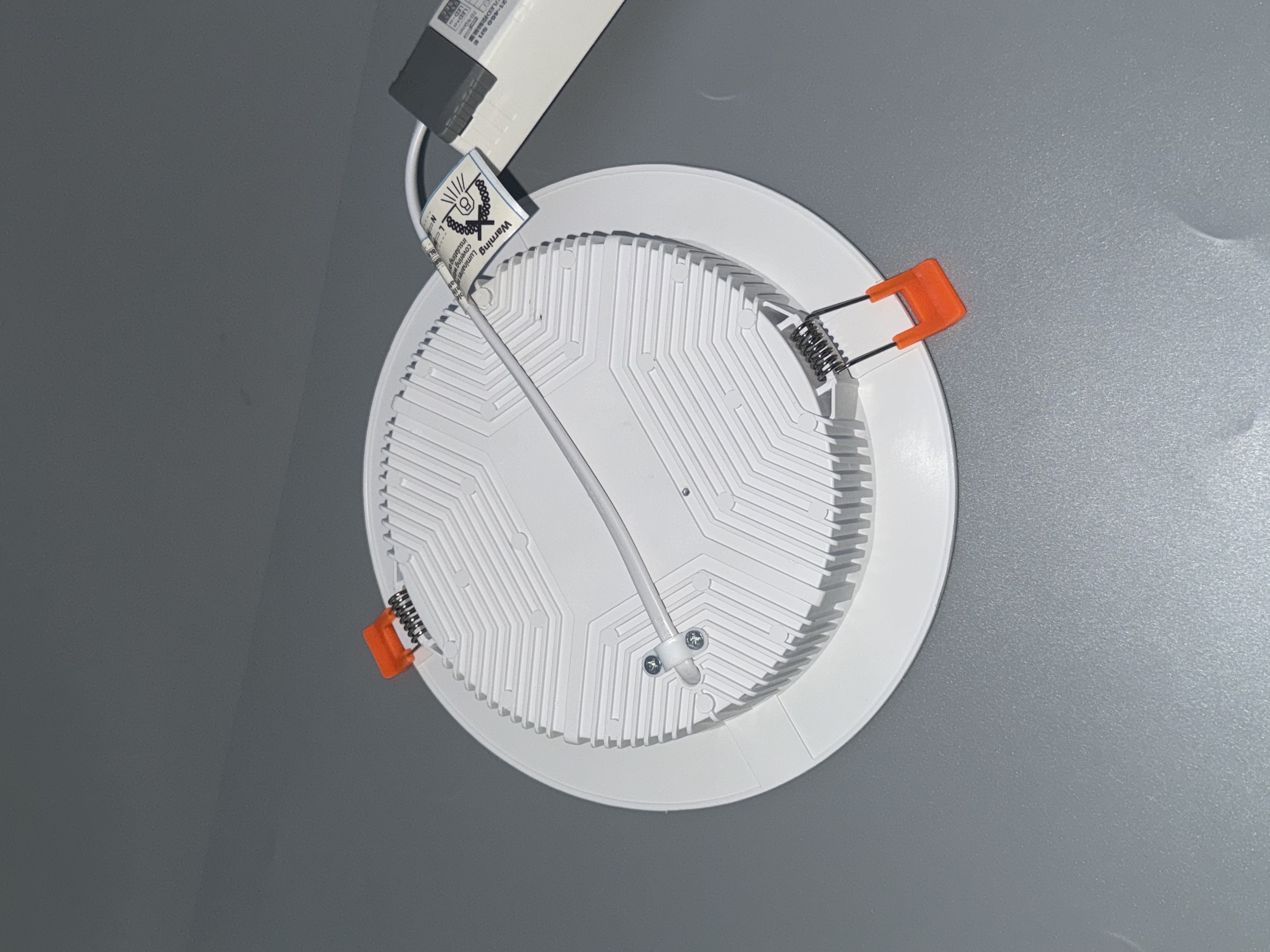Modern Thin Ultra Slim LED Ceiling Panel Light Downlight for Dining Floodlight Plastic-clad Aluminum 18W CRI Ra90 3000K-6000K