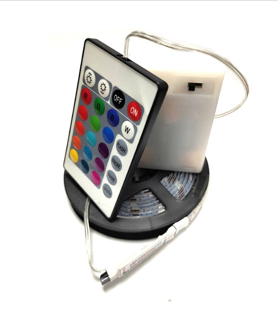 Hot Selling 50CM RGB LED Strip Light Battery Operated Waterproof Craft Hobby Light with USB Connectivity Controller Switch Mode