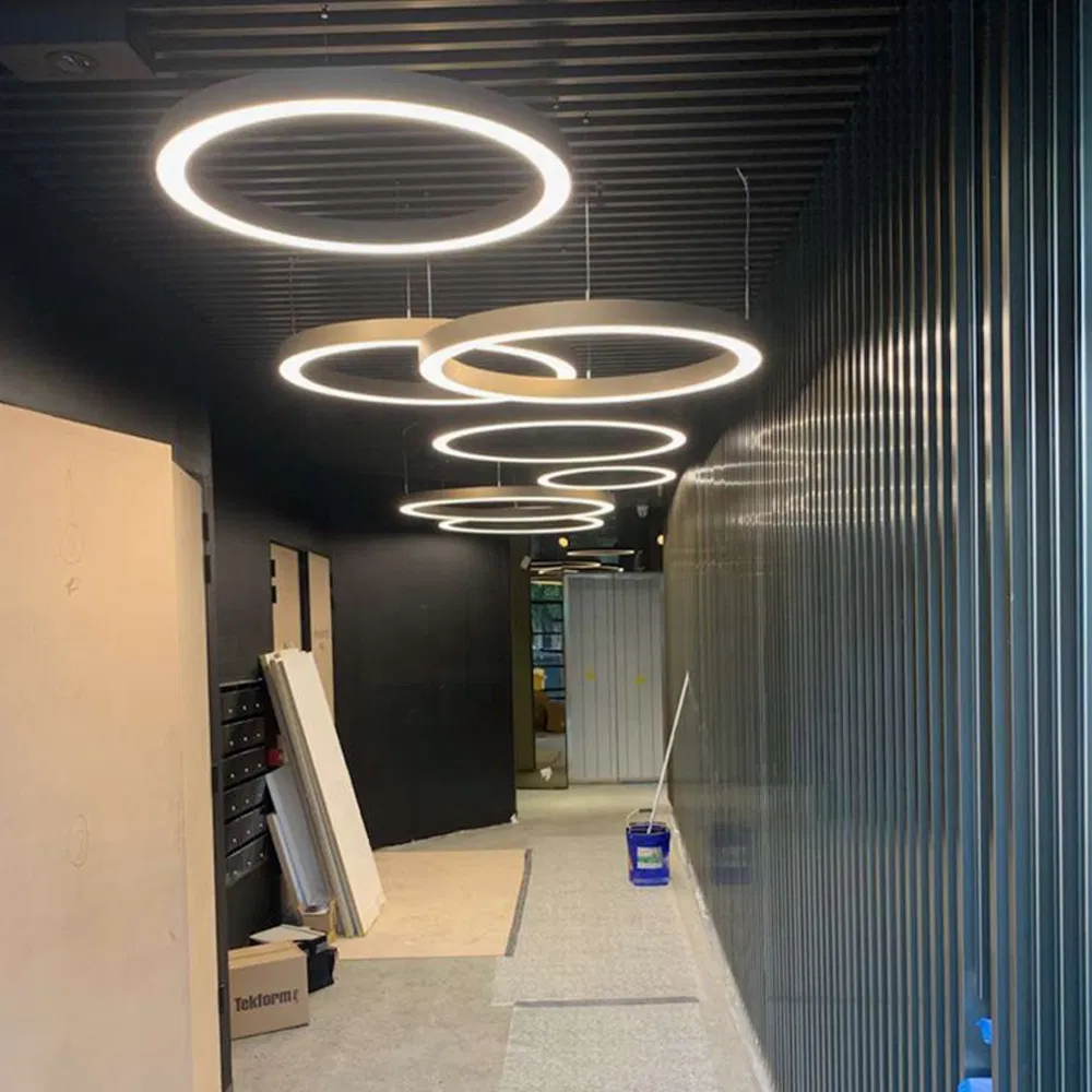 Circular Decorate Pendant Hanging Round Ring LED Pendant Light for Projects
