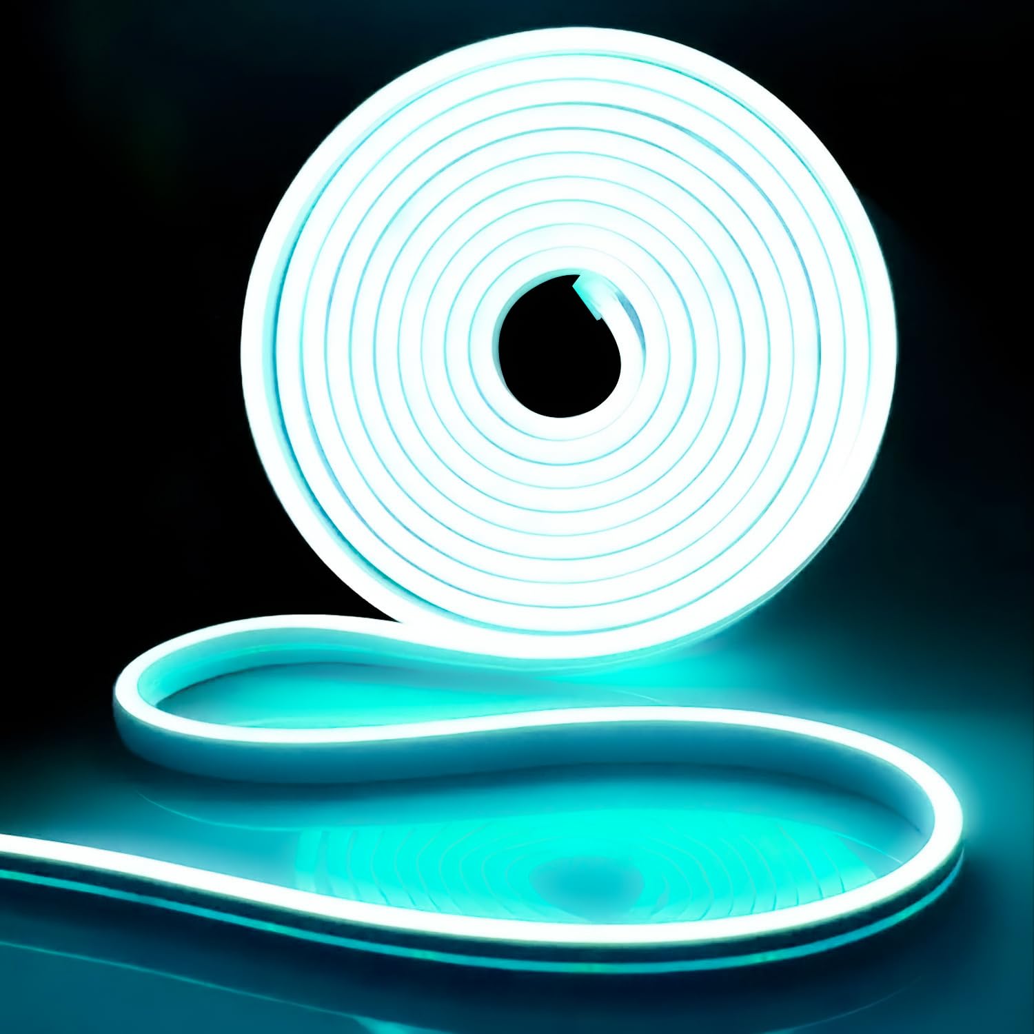 16.4ft/5m 12V Flex Waterproof Silicone LED Neon Rope Light Kitchen Bedroom Indoor Outdoor Decoration Led Strip Lights