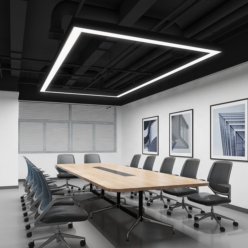 Aluminum 3600Lm Bright Up And Down Ceiling Suspended Pendant Linkable Led Batten Linear Light For Office Warehouse