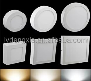 Led Slim Panel Light Surface Mount Led Round Panel Light